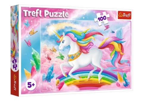 Puzzle - 100 - W kryształowym świecie jednorożców - Trefl 16364 Puzzle - 100 - W kryształowym świecie jednorożców - Trefl 16364