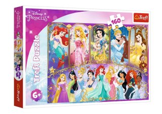 Puzzle - 160 - Portrety Księżniczek - Disney Princess - Trefl 15407