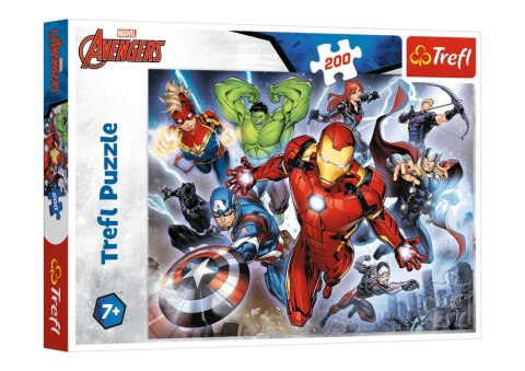 Puzzle - 200 - Marvel Avengers - Waleczni Avengersi - Trefl 13260 Puzzle - 200 - Marvel Avengers - Waleczni Avengersi - Trefl 13260