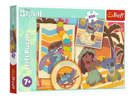 Puzzle - 200 - Muzyczny świat Lilo i Stitch - Trefl 13304 Puzzle - 200 - Muzyczny świat Lilo i Stitch - Trefl 13304