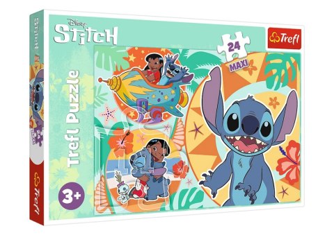 Puzzle - 24 Maxi - Wesoły dzień Lilo i Stitch - Trefl 14365 Puzzle - 24 Maxi - Wesoły dzień Lilo i Stitch - Trefl 14365