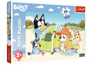 Puzzle - 24 Maxi - Wspaniały dzień Bluey - Trefl 14357