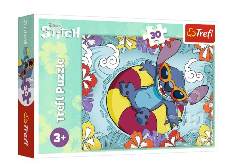 Puzzle - 30 - Lilo i Stitch na wakacjach - Trefl 18305 Puzzle - 30 - Lilo i Stitch na wakacjach - Trefl 18305