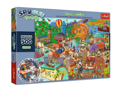 Puzzle - 500 - Spy Guy Lost Items - Europa - Rodzina Treflików - Trefl 37481 Puzzle - 500 - Spy Guy Lost Items - Europa - Rodzina Treflików - Trefl 37481