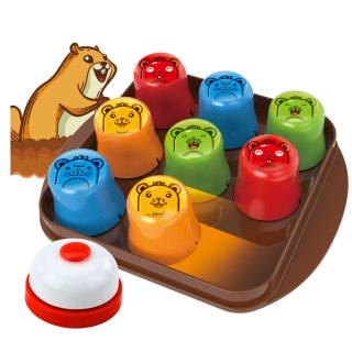 Gra Zręcznościowa 2w1 Mole Maze Szybkie Kubeczki Kółko i Krzyżyk