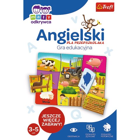 Gra dla dzieci Angielski dla przedszkolaka/Mały Odkrywca Trefl 01949