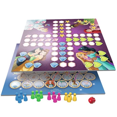 Gra planszowa 2w1 Chińczyk Węże i drabiny Disney Princess Trefl 02418 Gra planszowa 2w1 Chińczyk Węże i drabiny Disney Princess Trefl 02418
