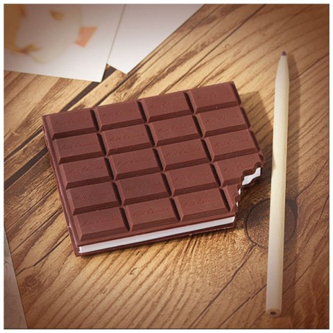 Notatnik Szkolny Biurowy Czekolada Bezliniowy Pachnący Brązowy Notatnik Szkolny Biurowy Czekolada Bezliniowy Pachnący Brązowy