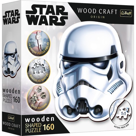 Puzzle drewniane - 160 - Gwiezdne wojny - STAR WARS - Hełm Szturmowca - Trefl 20188 Puzzle drewniane - 160 - Gwiezdne wojny - STAR WARS - Hełm Szturmowca - Trefl 20188