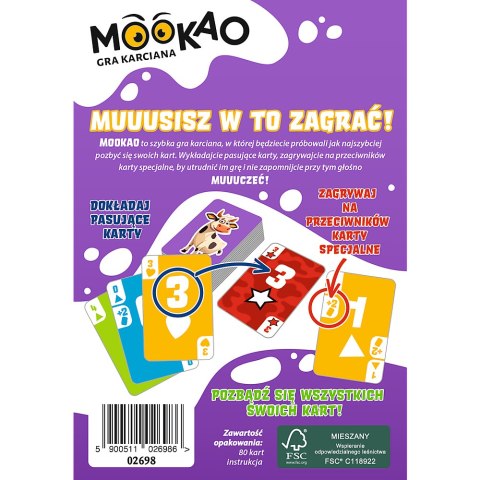 Gra karciana MooKao Trefl 02698 Gra karciana MooKao Trefl 02698