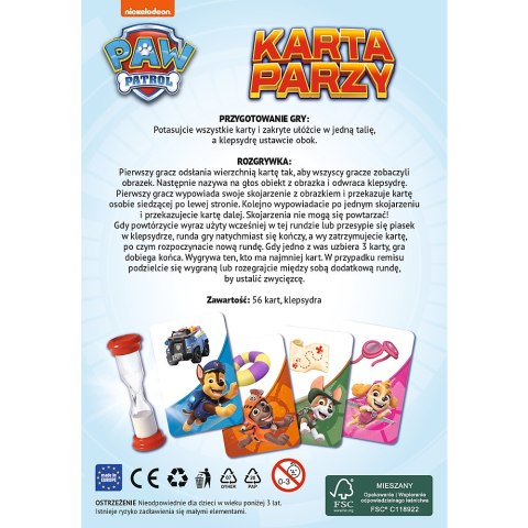 Gra podróżna Karta Parzy Psi Patrol Trefl 02691 Gra podróżna Karta Parzy Psi Patrol Trefl 02691