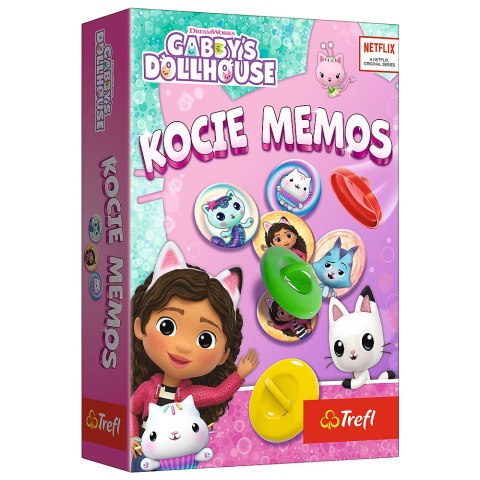 Gra podróżna Kocie memos Koci Domek Gabi Trefl 02688 Gra podróżna Kocie memos Koci Domek Gabi Trefl 02688