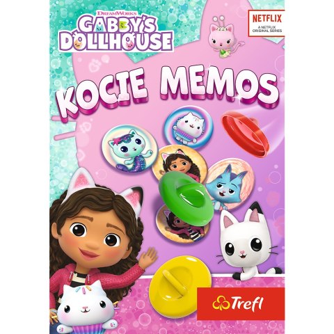 Gra podróżna Kocie memos Koci Domek Gabi Trefl 02688 Gra podróżna Kocie memos Koci Domek Gabi Trefl 02688