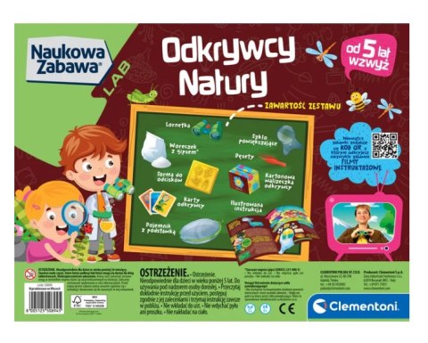 Naukowa Zabawa Odkrywcy Natury Język Polski Clementoni 50714 Naukowa Zabawa Odkrywcy Natury Język Polski Clementoni 50714
