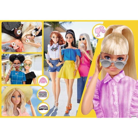 Puzzle - 100 Glitter - Brokatowa Barbie - Trefl 14830 Puzzle - 100 Glitter - Brokatowa Barbie - Trefl 14830