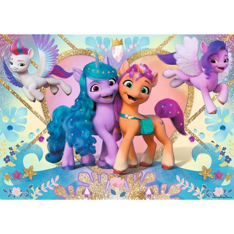 Puzzle - 100 Glitter - My Little Pony - Błyszczące kucyki - Trefl 14831 Puzzle - 100 Glitter - My Little Pony - Błyszczące kucyki - Trefl 14831