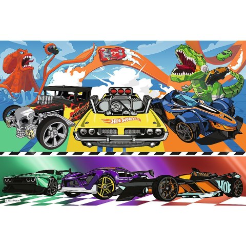 Puzzle - 100 - Pędzące samochody - Hot Wheels - Trefl 16466 Puzzle - 100 - Pędzące samochody - Hot Wheels - Trefl 16466