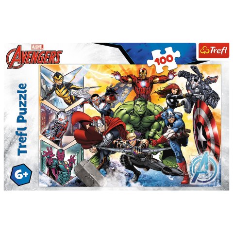 Puzzle - 100 - Siła Avengersów - Marvel Avengers - Trefl 16431 Puzzle - 100 - Siła Avengersów - Marvel Avengers - Trefl 16431