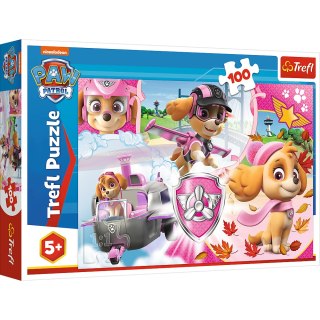 Puzzle - 100 - Skye w akcji - Psi Patrol - Trefl 16368