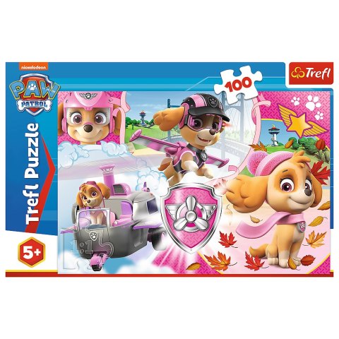 Puzzle - 100 - Skye w akcji - Psi Patrol - Trefl 16368 Puzzle - 100 - Skye w akcji - Psi Patrol - Trefl 16368