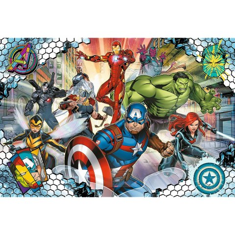 Puzzle - 100 - Sławni Avengers - Disney Marvel The Avengers - Trefl 16454 Puzzle - 100 - Sławni Avengers - Disney Marvel The Avengers - Trefl 16454