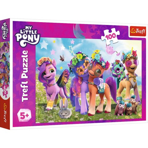 Puzzle - 100 - Zabawne Kucyki - My Little Pony - Trefl 16463 Puzzle - 100 - Zabawne Kucyki - My Little Pony - Trefl 16463