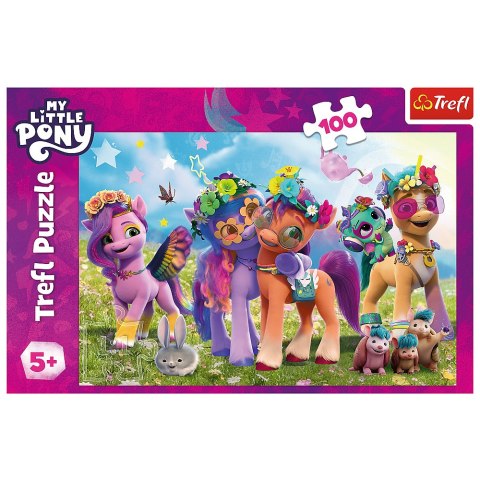 Puzzle - 100 - Zabawne Kucyki - My Little Pony - Trefl 16463 Puzzle - 100 - Zabawne Kucyki - My Little Pony - Trefl 16463
