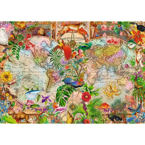Puzzle - 1000 Premium Plus - Tea Time: Antyczna mapa świata - Trefl 12077