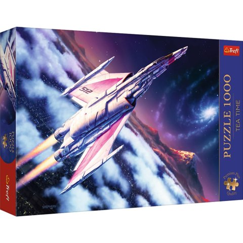 Puzzle - 1000 Premium Plus - Tea Time: Lot w kosmos - Trefl 12075