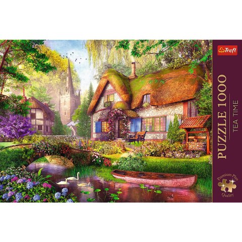 Puzzle - 1000 Premium Plus - Tea Time: Urocza chatka w lesie - Trefl 10804 Puzzle - 1000 Premium Plus - Tea Time: Urocza chatka w lesie - Trefl 10804