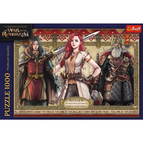 Puzzle - 1000 - Władca Pierścieni: Wojna Rohirrimów - Trefl 10937 Puzzle - 1000 - Władca Pierścieni: Wojna Rohirrimów - Trefl 10937