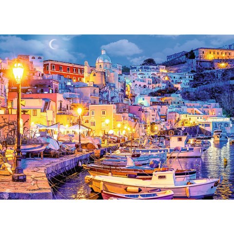 Puzzle - 1000 - Wyspa Procida nocą - Włochy - Trefl 10794 Puzzle - 1000 - Wyspa Procida nocą - Włochy - Trefl 10794