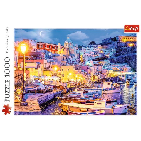 Puzzle - 1000 - Wyspa Procida nocą - Włochy - Trefl 10794 Puzzle - 1000 - Wyspa Procida nocą - Włochy - Trefl 10794