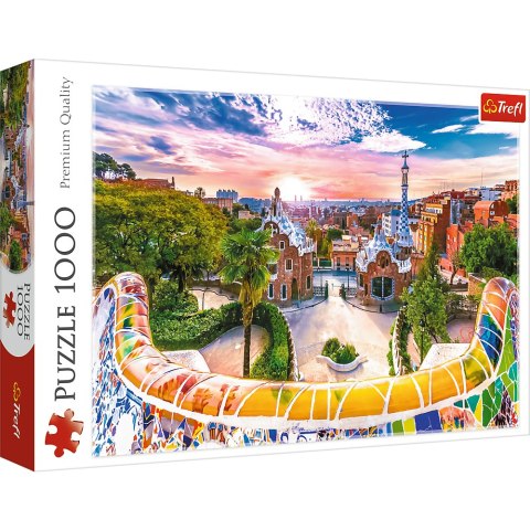 Puzzle - 1000 - Zachód słońca nad Barceloną - Hiszpania - Trefl 10711 Puzzle - 1000 - Zachód słońca nad Barceloną - Hiszpania - Trefl 10711
