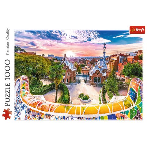 Puzzle - 1000 - Zachód słońca nad Barceloną - Hiszpania - Trefl 10711 Puzzle - 1000 - Zachód słońca nad Barceloną - Hiszpania - Trefl 10711