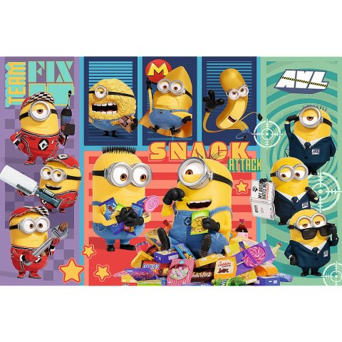 Puzzle - 160 - Minionkowa radość - Gru i Minionki: Pod przykrywką - Trefl 15423 Puzzle - 160 - Minionkowa radość - Gru i Minionki: Pod przykrywką - Trefl 15423