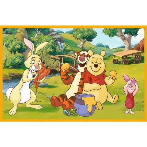 Puzzle - 2x24 - Dzień w ogrodzie - Disney - Kubuś Puchatek - Trefl 34436 Puzzle - 2x24 - Dzień w ogrodzie - Disney - Kubuś Puchatek - Trefl 34436