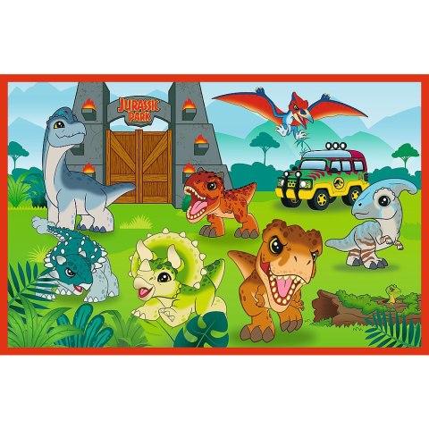 Puzzle - 2x24 - Małe dinozaury - Universal Jurassic World - Trefl 34437 Puzzle - 2x24 - Małe dinozaury - Universal Jurassic World - Trefl 34437