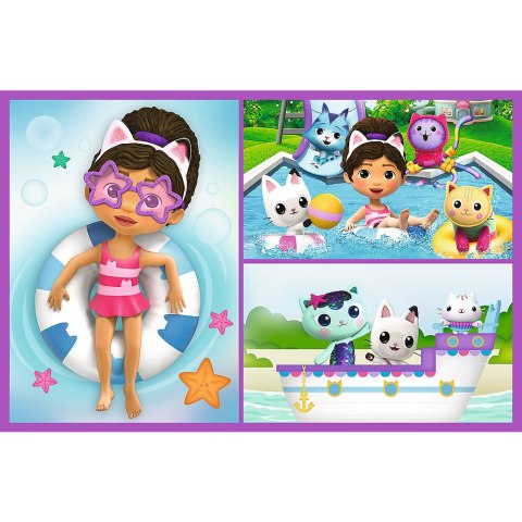 Puzzle - 2x70 - Baw się z Gabby - Koci Domek Gabi - Trefl 34438 Puzzle - 2x70 - Baw się z Gabby - Koci Domek Gabi - Trefl 34438