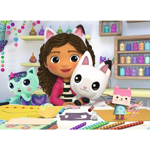 Puzzle - 20 miniMaxi - Kolorowy dzień Gabi - Koci Domek Gabi - Trefl 56041 Puzzle - 20 miniMaxi - Kolorowy dzień Gabi - Koci Domek Gabi - Trefl 56041