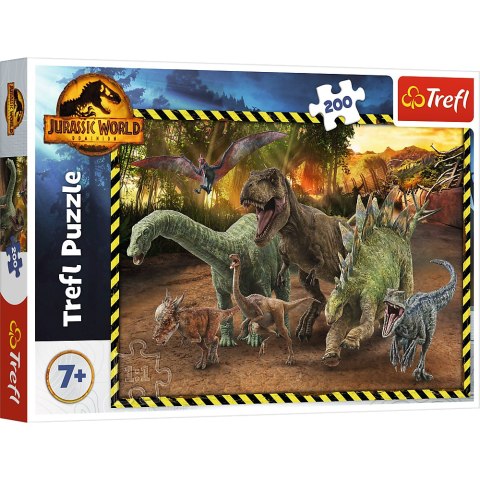 Puzzle - 200 - Dinozaury z Parku Jurajskiego - Jurassic World - Trefl 13287 Puzzle - 200 - Dinozaury z Parku Jurajskiego - Jurassic World - Trefl 13287