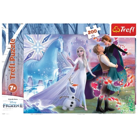 Puzzle - 200 - Magiczny świat sióstr - Kraina Lodu II - Trefl 13265 Puzzle - 200 - Magiczny świat sióstr - Kraina Lodu II - Trefl 13265