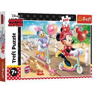 Puzzle - 200 - Minnie na plaży - Disney Minnie - Trefl 13262