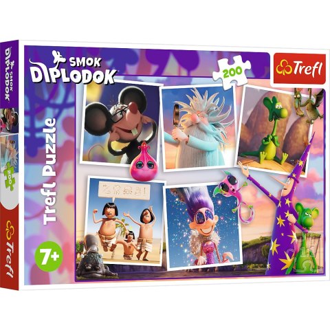 Puzzle - 200 - Przygody Smoka Diplodoka - Trefl 13322 Puzzle - 200 - Przygody Smoka Diplodoka - Trefl 13322