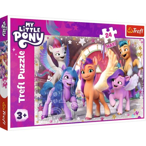 Puzzle - 24 Maxi - Wesoły dzień kucyków - My Little Pony - Trefl 14355 Puzzle - 24 Maxi - Wesoły dzień kucyków - My Little Pony - Trefl 14355