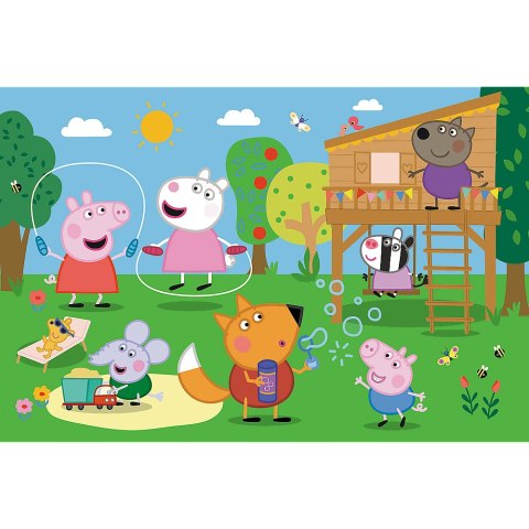 Puzzle - 24 Maxi - Zabawy na polanie - Świnka Peppa - Trefl 14342 Puzzle - 24 Maxi - Zabawy na polanie - Świnka Peppa - Trefl 14342