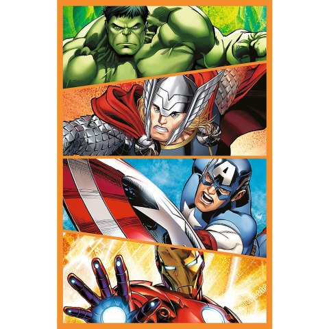 Puzzle - 3x80 - Dni pełne akcji - Disney Marvel The Avengers - Trefl 34883 Puzzle - 3x80 - Dni pełne akcji - Disney Marvel The Avengers - Trefl 34883