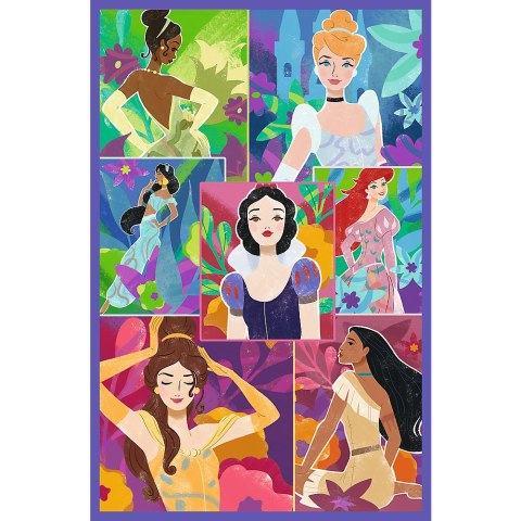 Puzzle - 3x80 - Księżniczki przyjaciółki - Disney Princess - Trefl 34884 Puzzle - 3x80 - Księżniczki przyjaciółki - Disney Princess - Trefl 34884