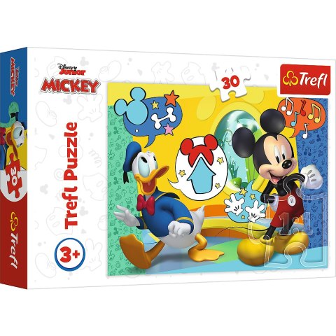 Puzzle - 30 - Myszka Miki i Wesoły Domek - Trefl 18289 Puzzle - 30 - Myszka Miki i Wesoły Domek - Trefl 18289