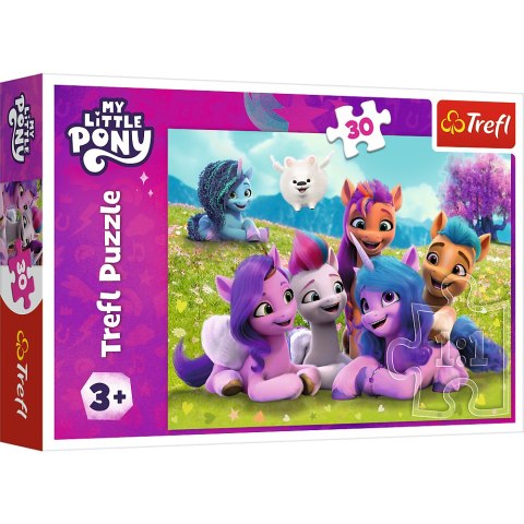 Puzzle - 30 - Przyjacielskie Koniki Pony - My Little Pony - Trefl 18299 Puzzle - 30 - Przyjacielskie Koniki Pony - My Little Pony - Trefl 18299